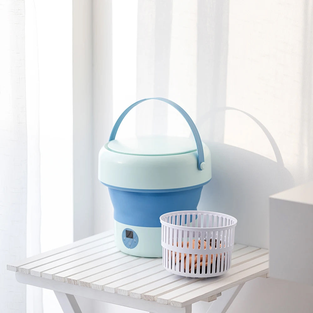 ZipWashi Portable Washing Machine 6L-18L Expandable Folding Washer with Ozone Sterilization