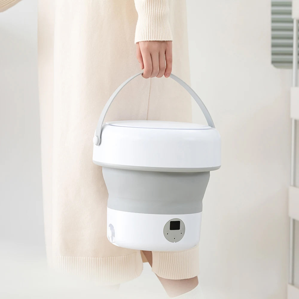 ZipWashi Portable Washing Machine 6L-18L Expandable Folding Washer with Ozone Sterilization