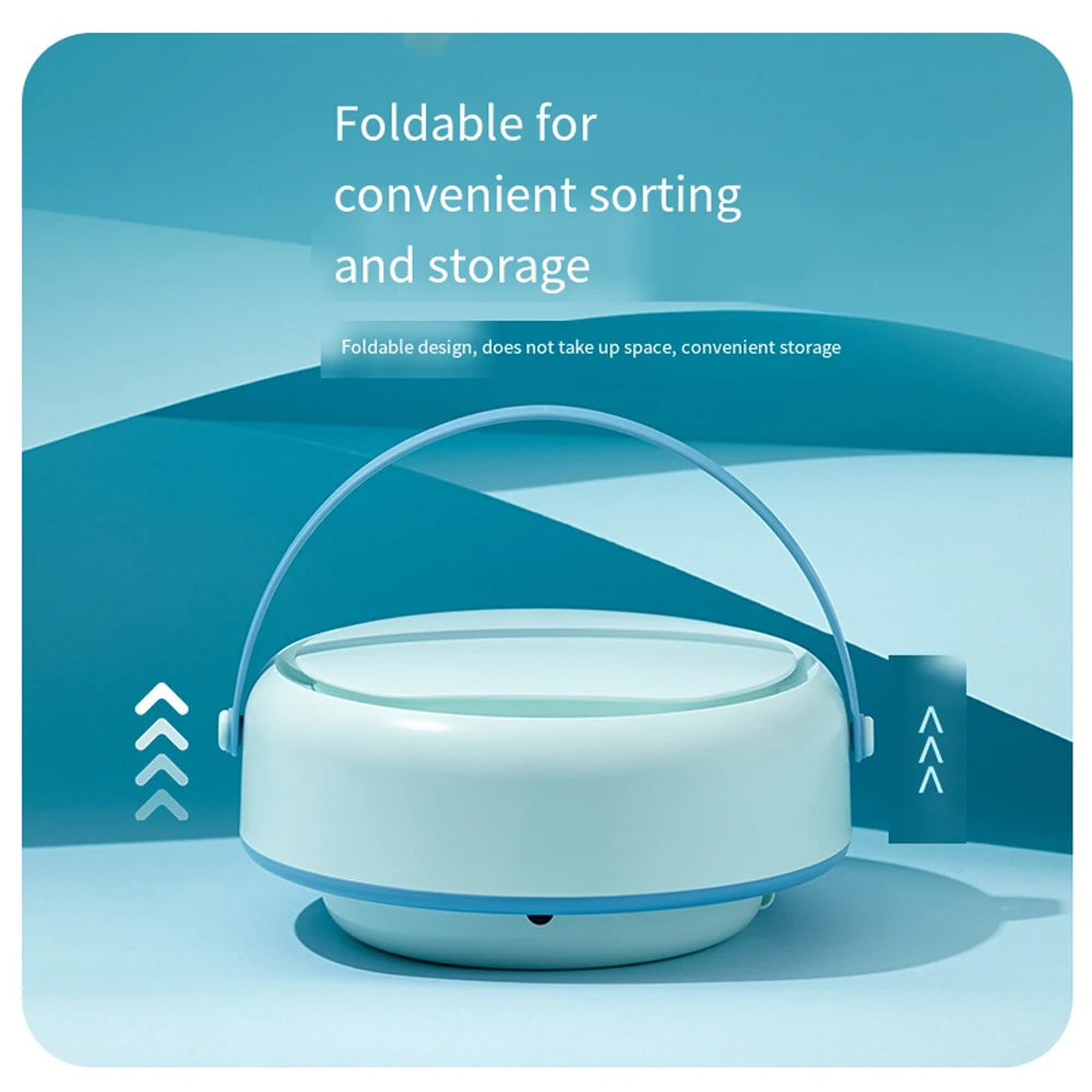 ZipWashi Portable Washing Machine 6L-18L Expandable Folding Washer with Ozone Sterilization